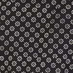 Men’s Hand Block Floral Print Black Cotton Shirt (BSHS0148)